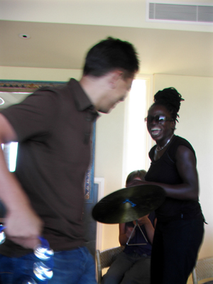 Gartner APAC Events Team Offsite Jonah's Palm Beach interactive drumming event teambuilding